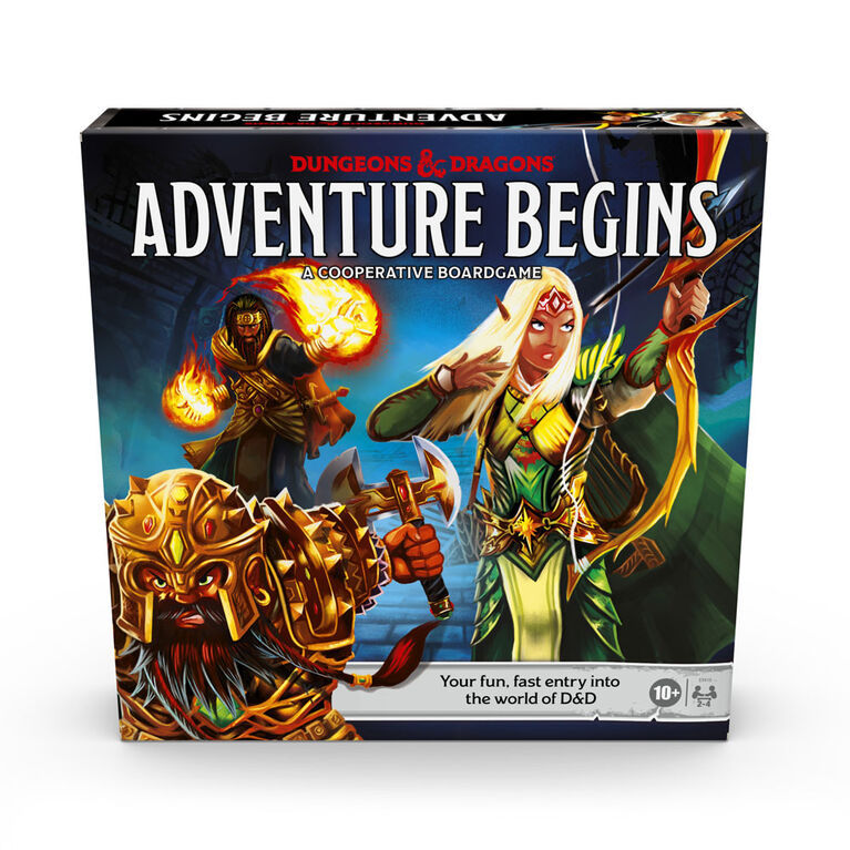 Dungeons and Dragons: Adventure Begins Boardgame - Board Game -  Hasbro