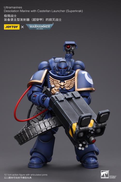 Warhammer 40K - Ultramarines - Desolation Marine with Superkrak Rocket Launcher - Collectables > Action Figures > toys -  Joy Toy