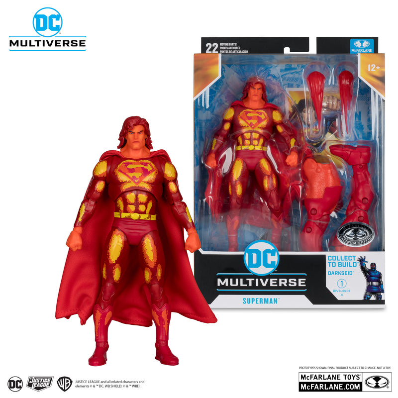Justice League Task Force DC Multiverse Superman Action Figure - Collect to Build: Darkseid - Platinum / Chase - Collectables > Action Figures > toys -  McFarlane Toys