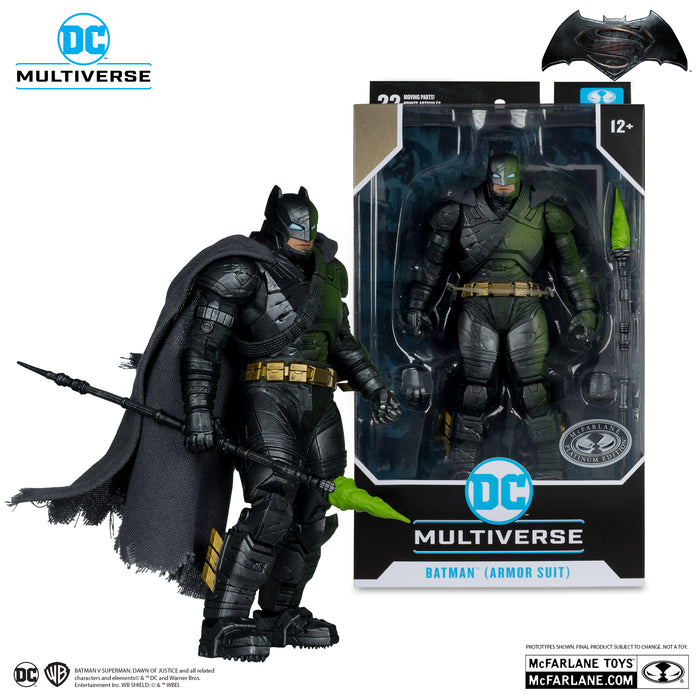 Batman v Superman: Dawn of Justice DC Multiverse - Batman (Armored Suit) - Chase / Platinum