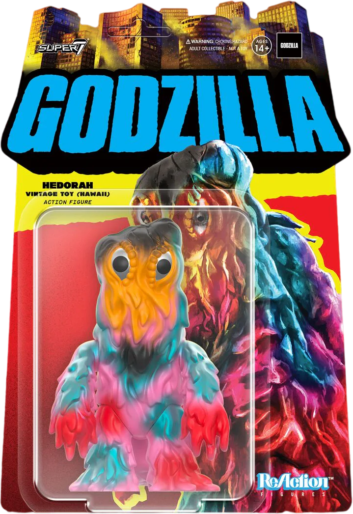 Godzilla vs. Hedorah (1971) - Hedorah (Vintage Toy Hawaii) Toho ReAction 3.75" Action Figure (2024 SDCC Exclusive) - Collectables > Action Figures > toys -  Super7