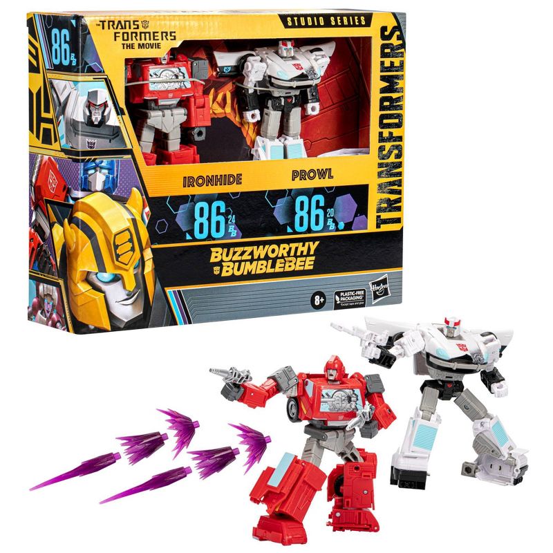 Transformers Studio Series Ironhide and Prowl Action Figure Set - 2pac ...