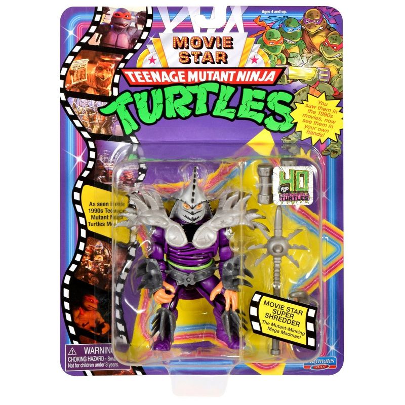 Teenage Mutant Ninja Turtles Super Shredder Movie Star Action Figure ...