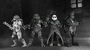 Universal Monsters x Teenage Mutant Ninja Turtles Turtles (Black & White) Action Figure 4-Pack - Action & Toy Figures -  Neca