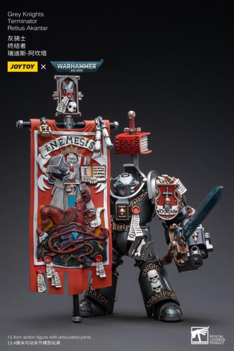 Warhammer 40K - Grey Knights - Terminator Retius Akantar - Collectables > Action Figures > toys -  Joy Toy