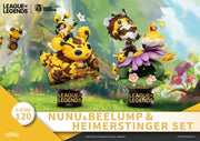 Diorama Stage-120-League of Legends- Nunu&Beelump & Heimerstinger Set - Collectables > Action Figures > toys -  Beast Kingdom