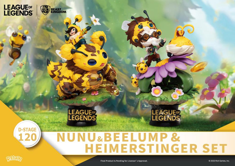 Diorama Stage-120-League of Legends- Nunu&Beelump & Heimerstinger Set - Collectables > Action Figures > toys -  Beast Kingdom