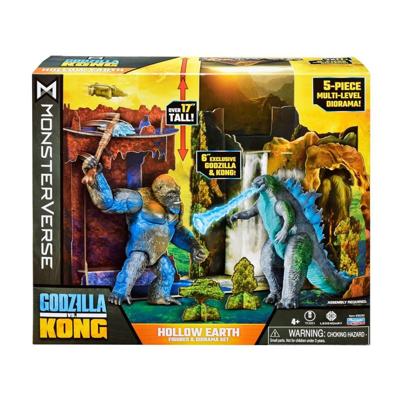 Godzilla X Kong  - STORY IN A BOX - GODZILLA VS KONG 2 HOLLOW EARTH BATTLE - Collectables > Action Figures > toys -  PLAYMATES
