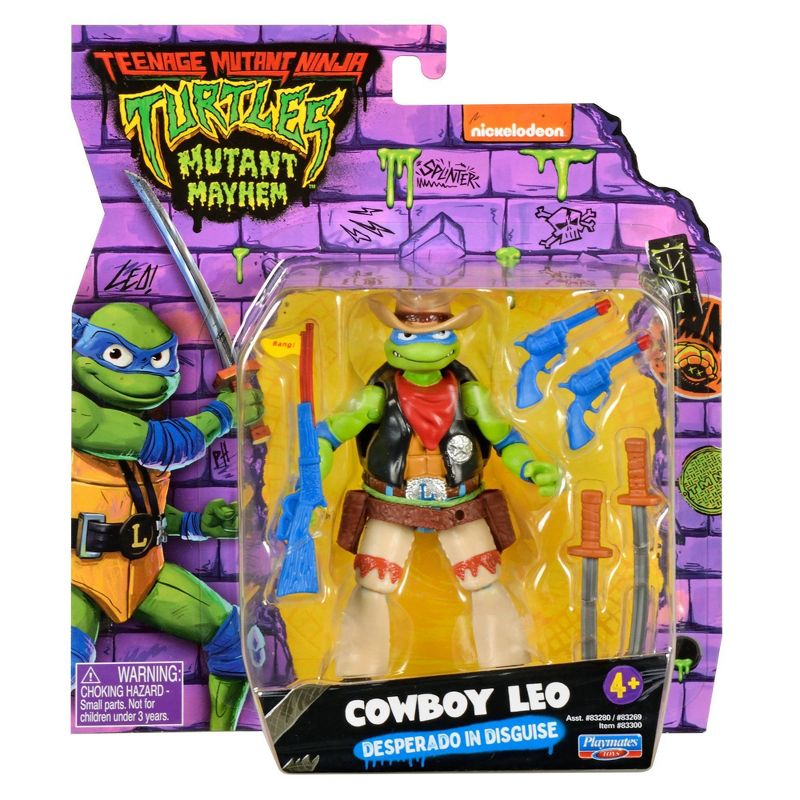 Teenage Mutant Ninja Turtles: Mutant Mayhem Cowboy Leo Action Figure - Collectables > Action Figures > toys -  PLAYMATES
