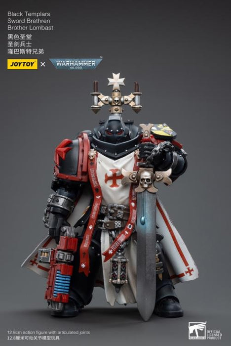 Warhammer 40K - Black Templars - Sword Brethren - Lombast - Collectables > Action Figures > toys -  Joy Toy