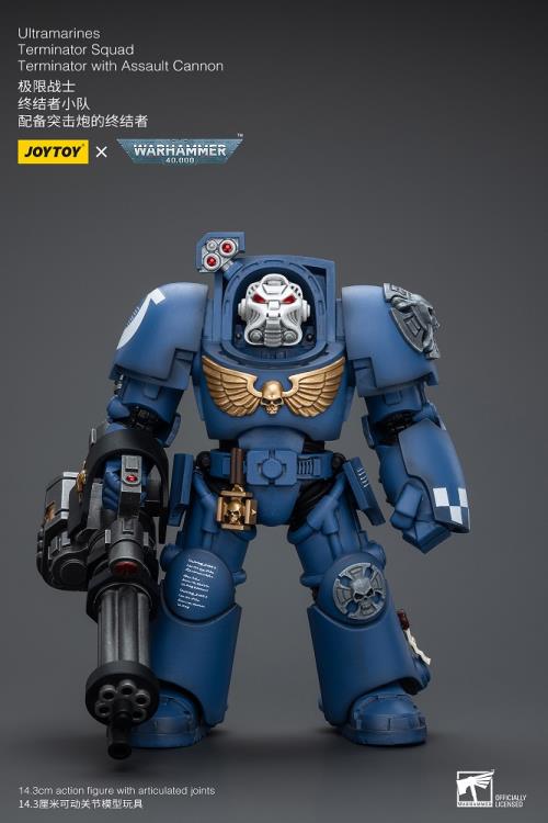 Warhammer 40K - Ultramarines - Terminator Squad Terminator with Assault Cannon - Collectables > Action Figures > toys -  Joy Toy