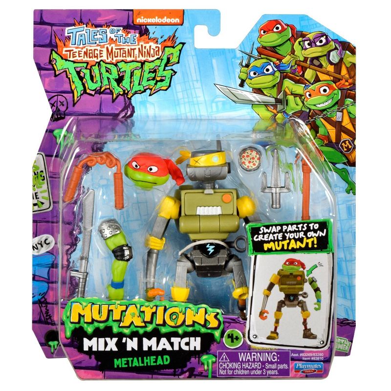 Teenage Mutant Ninja Turtles Metalhead Mix 'N' Match Action Figure - Collectables > Action Figures > toys -  PLAYMATES