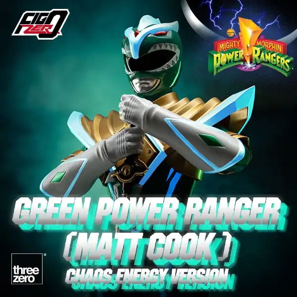 Mighty Morphin Power Rangers FigZero Green Ranger (Matt Cook Ver.) 1/6 Scale PX Previews Limited Edition Figure - Collectables > Action Figures > toys -  ThreeZero