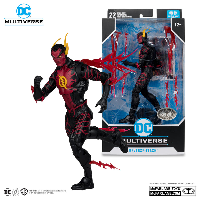 DC Multiverse -  REVERSE-FLASH (NEW 52) - Chase / Platinum - Collectables > Action Figures > toys -  McFarlane Toys
