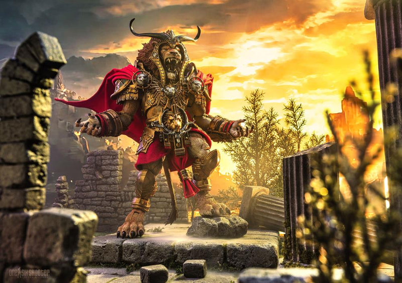 Mythic Legions - Reign of the Beasts - Leodysseus Ogre-Scale (preorder Q2 2026) - Collectables > Action Figures > toys -  Four Horsemen