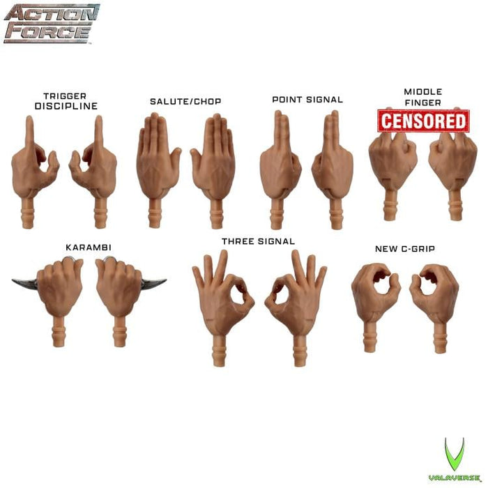 Action Force Hand Pack Alpha 1 12 Scale Accessory Set Action Force Hand Pack Alpha 1 12 Scale Accessory Set