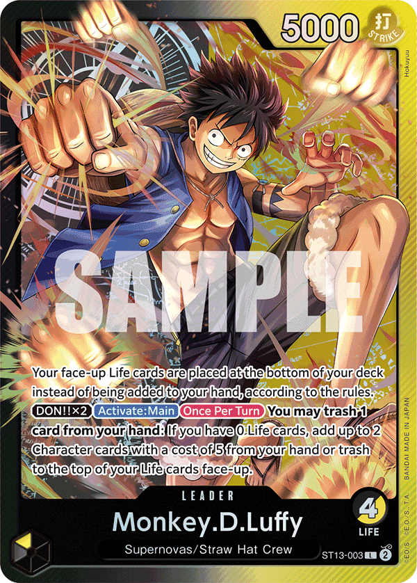One Piece Starter Deck - The Three Brothers - Card Games > Collectables > TCG > CCG -  Bandai