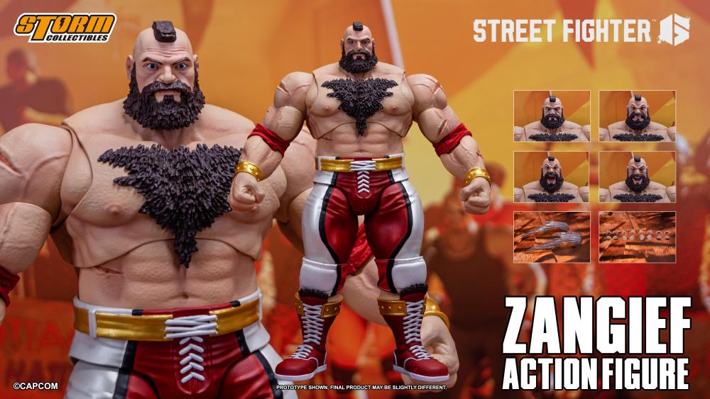 Street Fighter 6 - Zangief - 1/12 Scale Action Figure (preorder Q2 2025)