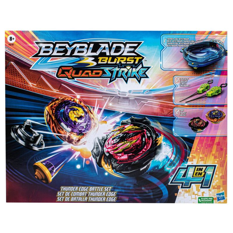 Beyblade Burst QuadStrike Thunder Edge Battle Set - Collectables > Action Figures > toys -  Hasbro