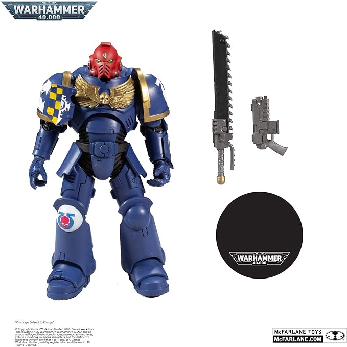 Warhammer 40000 7 Inch Action Figure Wave 1 - Ultramarines Primaris Assault Intercessor - Action & Toy Figures -  McFarlane Toys