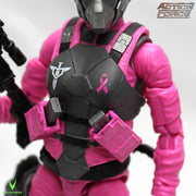 Action Force - Female Steel Brigade Soldier  (Breast Cancer Awareness Ver.) 1/12 Scale Action Figure - Collectables > Action Figures > toy -  VALAVERSE