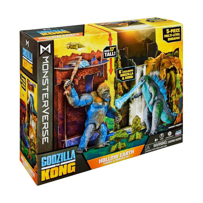 Godzilla X Kong  - STORY IN A BOX - GODZILLA VS KONG 2 HOLLOW EARTH BATTLE - Collectables > Action Figures > toys -  PLAYMATES