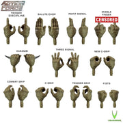 Action Force Hand Pack (Bravo) 1/12 Scale Accessory Set - Collectables > Action Figures > toy -  VALAVERSE