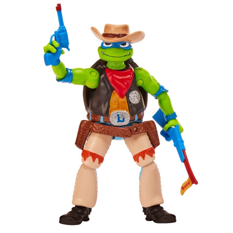 Teenage Mutant Ninja Turtles: Mutant Mayhem Cowboy Leo Action Figure - Collectables > Action Figures > toys -  PLAYMATES