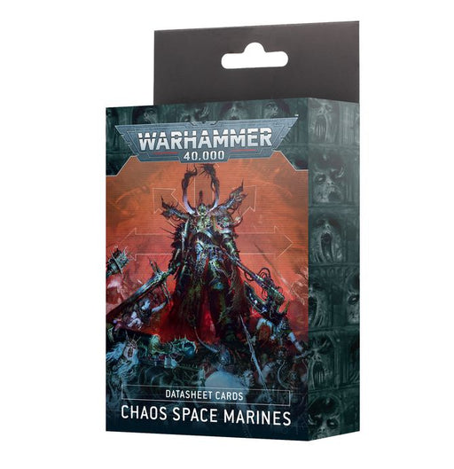 DATASHEET CARDS: CHAOS SPACE MARINES - Miniature -  Games Workshop