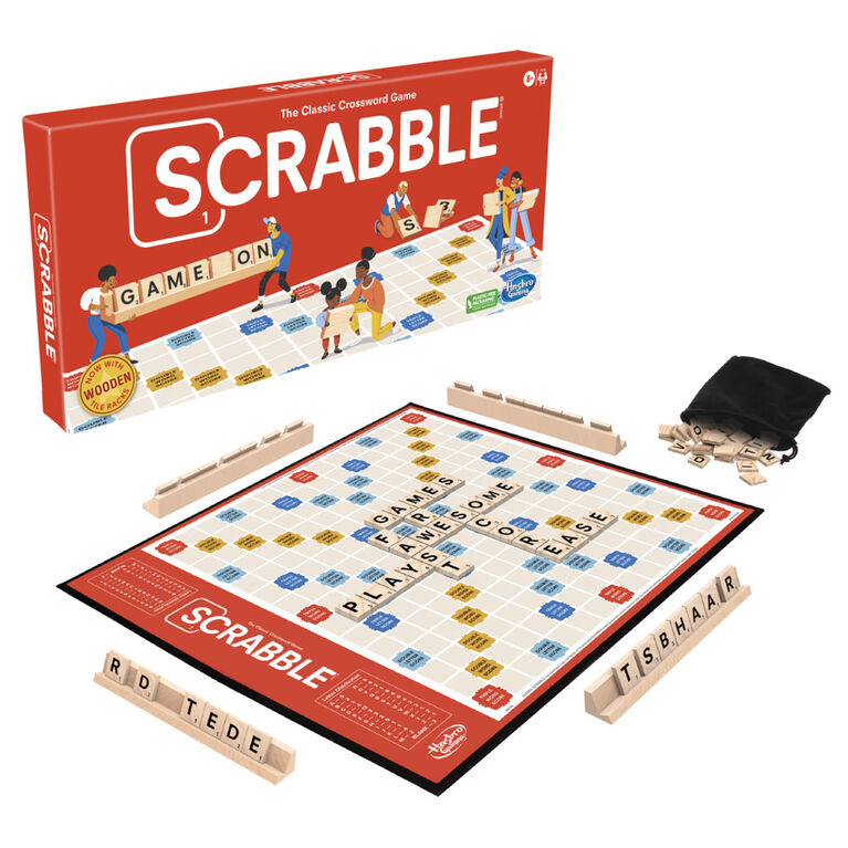 Scrabble Board Game - Classic Word Game - Board Games -  Hasbro