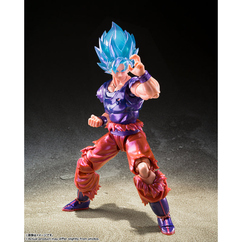 S.H.Figuarts SUPER SAIYAN GOD SUPER SAIYAN SON GOKU KAIO-KEN - Exclusive - Collectables > Action Figures > toys -  Bandai