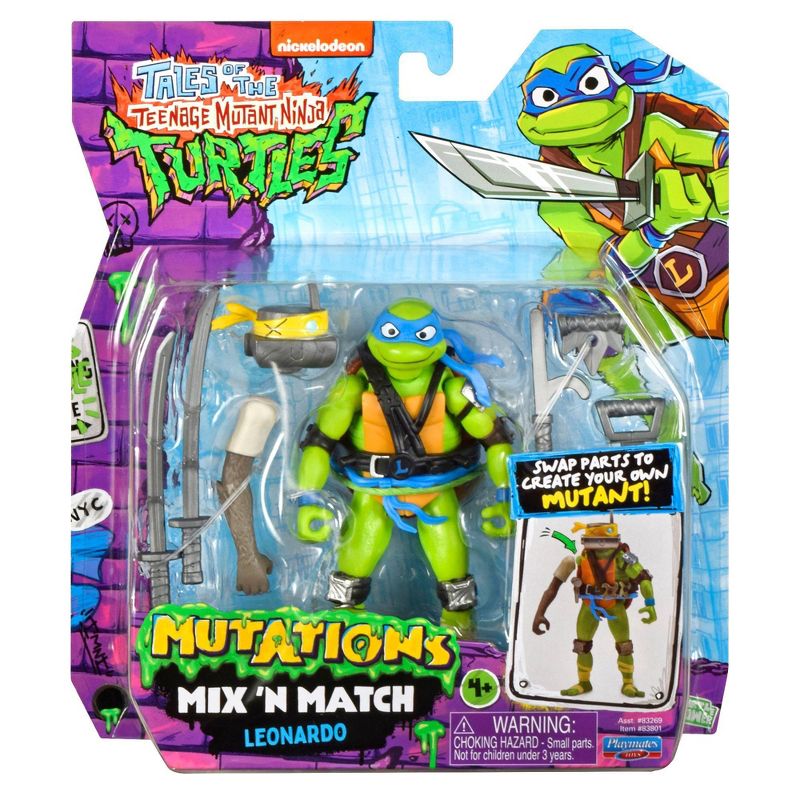 Teenage Mutant Ninja Turtles Leonardo Mix 'N' Match Action Figure - Collectables > Action Figures > toys -  PLAYMATES