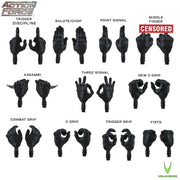 Action Force Hand Pack (Alpha) 1/12 Scale Accessory Set - Collectables > Action Figures > toy -  VALAVERSE