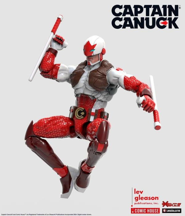 Captain Canuck Iconic Heroes Series Captain Canuck 1/12 Scale Action Figure (preorder Q2 2025)