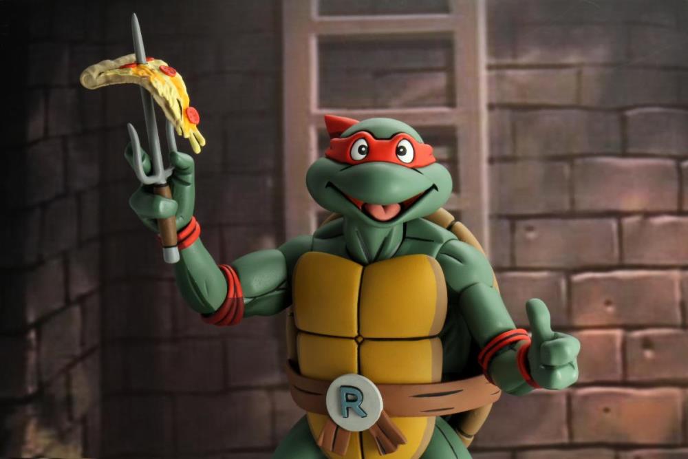 Neca - Teenage Mutant Ninja Turtles -  1/4 Scale Series - Raphael Cartoon - Action figure -  Neca