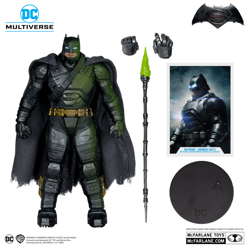 Batman v Superman: Dawn of Justice DC Multiverse - Batman (Armored Suit) - Chase / Platinum - Collectables > Action Figures > toys -  McFarlane Toys