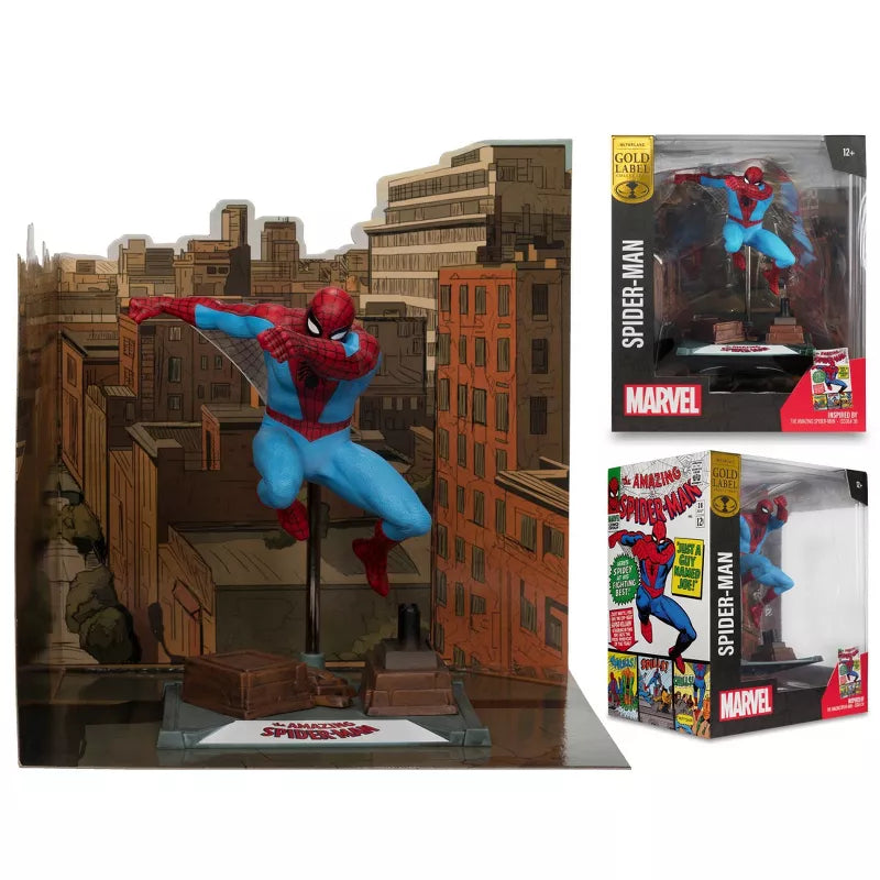 Marvel The Amazing Spider-Man - with Art Card - 1:10th Scale - Collectables > Action Figures > toys -  McFarlane Toys