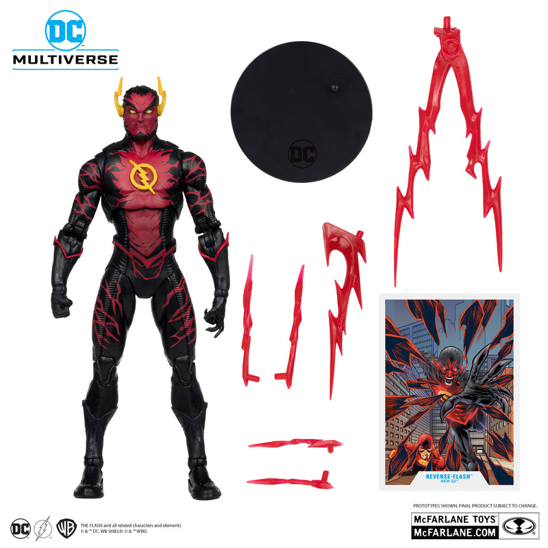 DC Multiverse -  REVERSE-FLASH (NEW 52) - Chase / Platinum - Collectables > Action Figures > toys -  McFarlane Toys