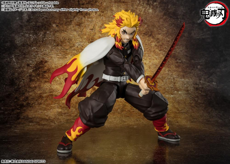Demon Slayer: Kimetsu no Yaiba S.H.Figuarts Kyojuro Rengoku Action Figure ( Preorder Q3 2025) - Collectables > Action Figures > toys -  Bandai