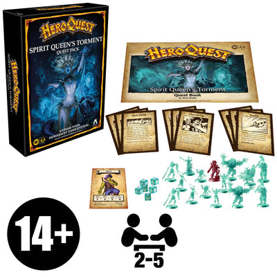 HeroQuest Spirit Queen's Torment Quest Pack (preorder Q1) - Board Game -  Hasbro