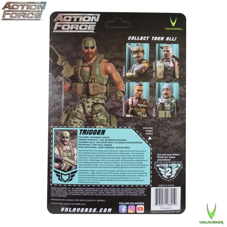 Action Force Trigger 1/12 Scale Action Figure (Reissue) — Toy Snowman
