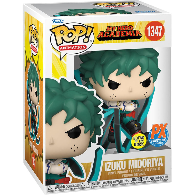 My Hero Academia Izuku Midoriya Blackwhip Glow-in-the-Dark Funko Pop! Vinyl Figure #1347 - Exclusive -  -  Funko