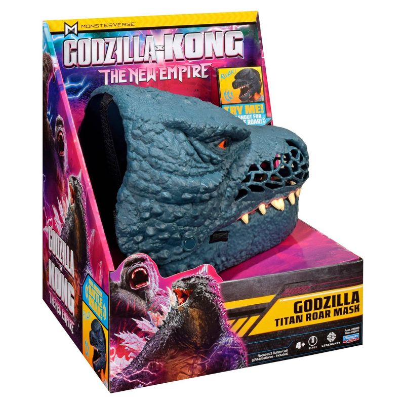 Godzilla x Kong: The New Empire Godzilla Titan Roar Interactive Mask - Gear > Cosplay > props -  PLAYMATES