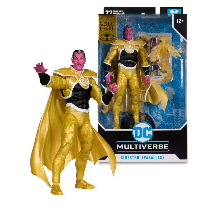 McFarlane Toys DC Multiverse Sinestro Parallax Armor Gold Label Action Figure