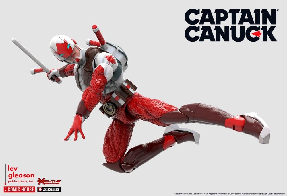 Captain Canuck Iconic Heroes Series Captain Canuck 1/12 Scale Action Figure (preorder Q2 2025)