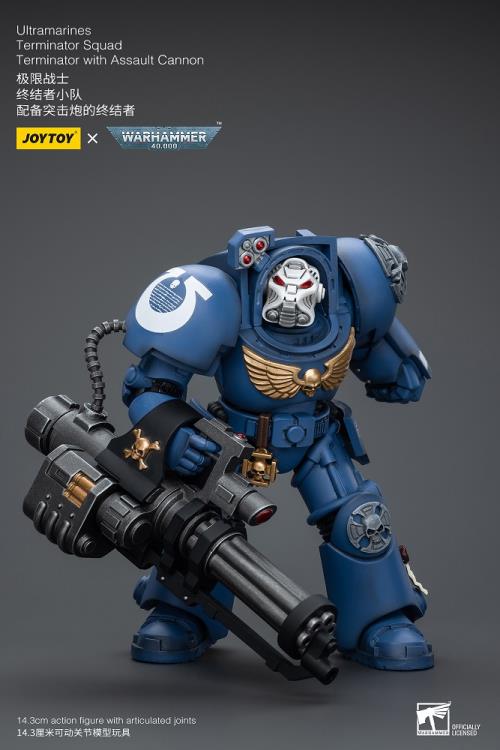 Warhammer 40K - Ultramarines - Terminator Squad Terminator with Assault Cannon - Collectables > Action Figures > toys -  Joy Toy