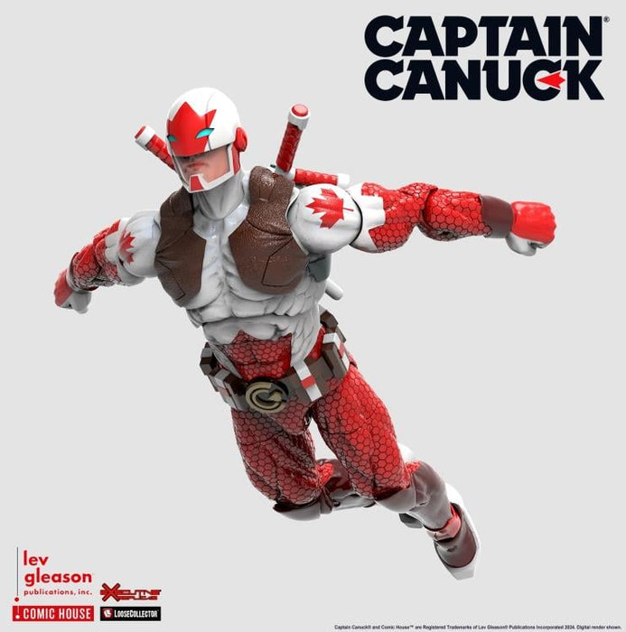 Captain Canuck Iconic Heroes Series Captain Canuck 1/12 Scale Action Figure (preorder Q2 2025)