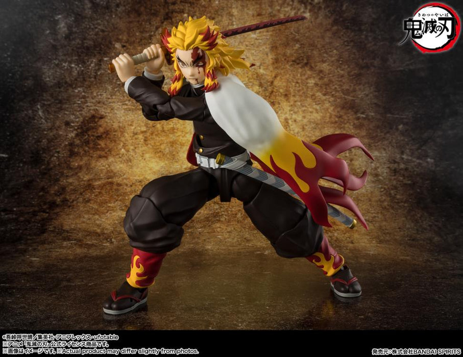 Demon Slayer: Kimetsu no Yaiba S.H.Figuarts Kyojuro Rengoku Action Figure ( Preorder Q3 2025)