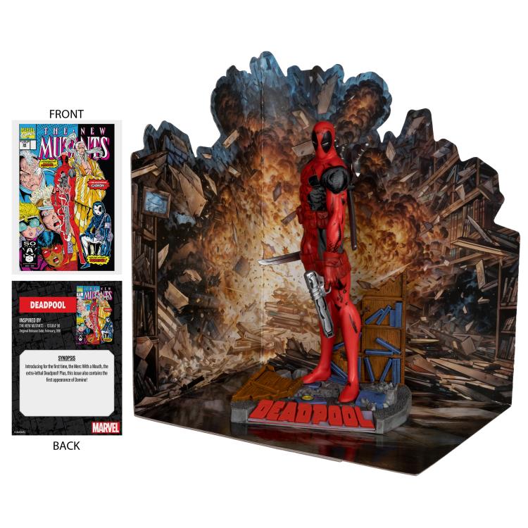 Marvel Comics Deadpool (New Mutants #98) 1/10 Scale - Statue - Collectables > Action Figures > toys -  McFarlane Toys