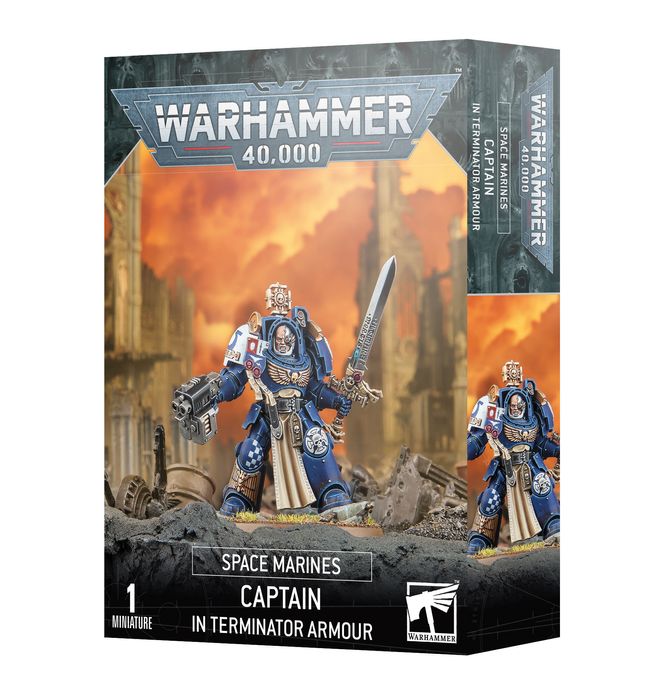 Space Marines: Captain in Terminator Armor (preorder) - Miniature -  Games Workshop